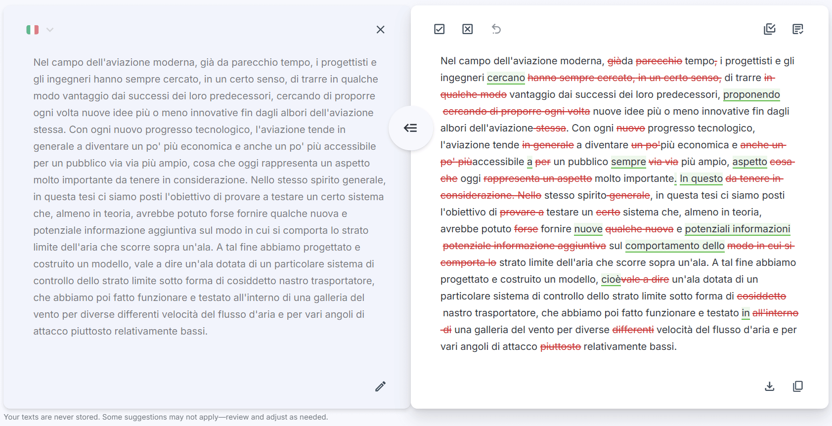 Italian Writing Text Example InstaText now supports high-quality editing in Italian – InstaText ...
